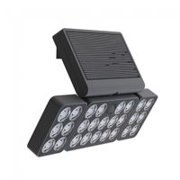 aplique solar led con sensor de movimiento tuda 15w