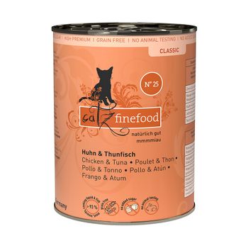 catz finefood Can 6 x 400g - Chicken & Tuna