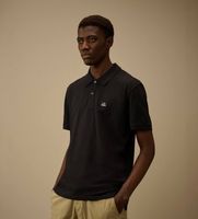 cp company para hombre rccmpl721a005263w polo stretch piquet logo marino s casual algodon manga corta