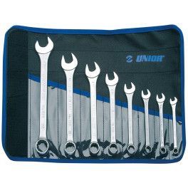 Unior Kit Llaves Combinadas Corta Acodada 14 Mm Bolsa(8 Piezas)