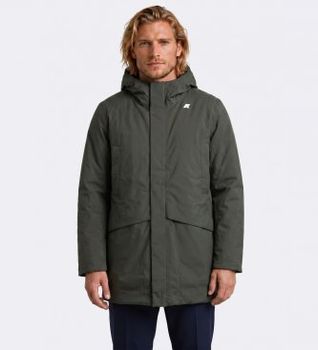 K-way para hombre. K4131KW Chaqueta Jarno St Thermo verde (M), Casual, Nylon