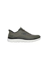 zapatillas skechers summits - leyter hombre olive