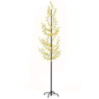 arbol led con flor de cerezo 368 led blanco calido 300 cm vidaxl