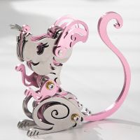 mokr rompecabezas 3d de metal con forma de raton un juego de ingenio para adultos ideal como regalo de navidad o cumpleanos modelo para construir