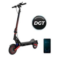patinete electrico homologado con doble suspension y acople para telefono bongo d40 xl suspension connected