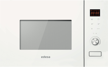 HORNO MICROONDAS INTEGRABLE EDESA EMW-2020-IG WH 20 LITROS CON GRILL BLANCO