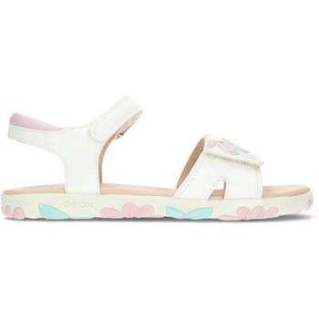 Geox Sandalias j558zb white_pink para niña