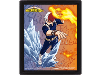 poster 3d - my hero academia shoto todoroki 235x285 cm efecto