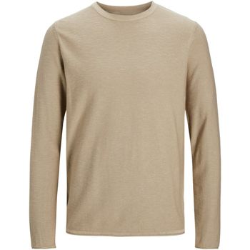 Jack & Jones Jersey 12206454 JORERNST KNIT LINEN CREW NECK CROCKERY para hombre