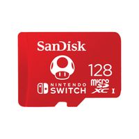 sandisk 128 gb microsdxc 128gb micro sdxc sd tarjeta de memoria para nintendo switch oled hasta 100 mbs uhs-i class 10 u3 - sdsqxao-128g-gnczn