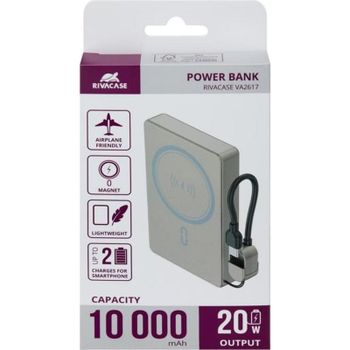 Power Bank Rivacase Freedom VA2617 10000 mAh USB-C 15W LED