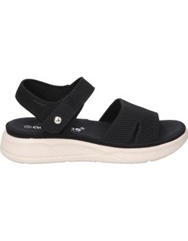 Sandalias Con Cuña Para Mujer Amarpies Abz28660 Negro 37