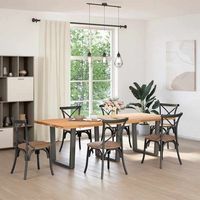 patas para mesarpierna de mesa de comedor en forma de v 3 uds antracita acero