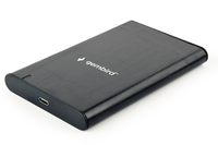 carcasa disco duro gembird hdd o sata usb tipo c 31 negro aluminio