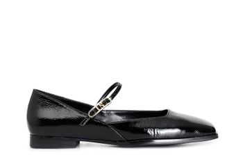 bailarinas de naplak con cordón personalizado y hebilla black 38