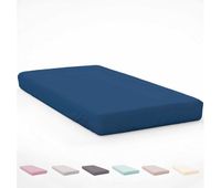 icehome - sabana bajera ajustable cama 150 - microfibra poliester - fabricado en espana - azul