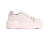 zapatillas deportivas con apliques de glitter y logotipo bordado powder 37