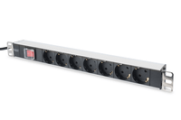 1u aluminum pdu 19 7x safety outlet 16a 4000w 250vac 5060hz switch