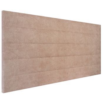 Cabecero Tapizado Gio | Cabezal Acolchado | Tapizado En Teijdo Alta Gama Acuaqulin Antimanchas | Color Beige | Medida: 110x55x3cm (cama 105 Cm)