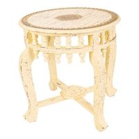 mesa de centro de madera  y metal