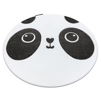 Alfombra Petit Panda Círculo Blanco Circulo 140 Cm