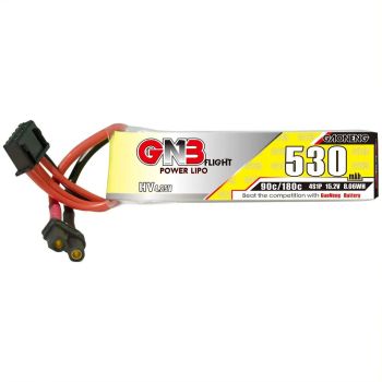 Batería Gaoneng GNB LiPo de 15,2V 530mAh 90C 4S con enchufe XT30 para Beta95X Beta85X Beta75X Toothpick Drone CineBee Ci