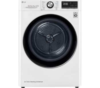 FDV909W WiFi-enabled 9 kg Heat Pump Tumble Dryer - White, White
