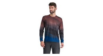 Sportful flow camiseta de manga larga giara azul rojo