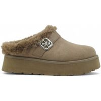 guess pantuflas flfdocesu06-ai26-green para mujer