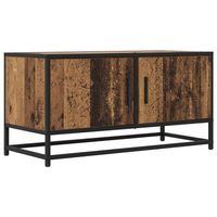 mueble de tv 80 x 345 x 40 cm madera envejecida vidaxl