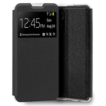 Cool Funda Flip Cover Liso Negro para Xiaomi Poco M4 Pro 5G/ Redmi Note 11S 5G