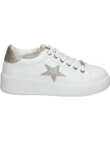 zapatillas para nina xti kids 150945 blanco y dorado 32