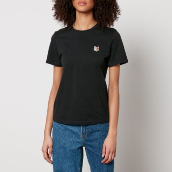 Maison Kitsuné Fox Head Cotton-Jersey T-Shirt - XL