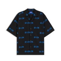 hugo blue camisa relaxed fit en popelin 50545226-001