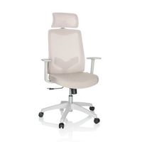 silla de oficina  silla giratoria mikeo w malla  tela beige hjh office