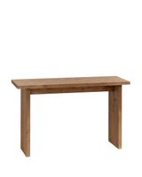 consola de madera de abeto en roble oscuro 120x80cm