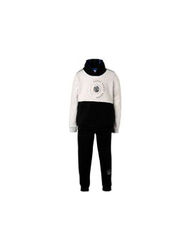 Chándal Kappa Bts Benzem Niño Off White Mel/Black