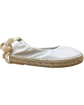 de YOWAS ALPARGATA PIEL PISO ESPARTO BEIGE