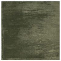 alfombra pelo corto suave lavable huarte verde bosque 120x120cm vidaxl
