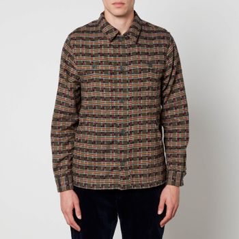 PS Paul Smith Workwear Brushed Cotton-Jacquard Shirt Jacket - XXL