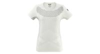 camiseta de trail para mujer millet intense blanca