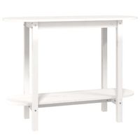 mesa consola  mesa de entrada  mesa auxiliar de madera maciza de pino blanco 110x40x80 cm