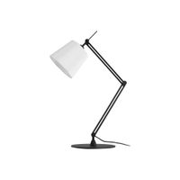 lampara de mesa de metal negro