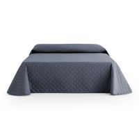 hipermanta colcha bouti acolchada reversible bicolor para cama de 135 230x270cm varios colores a elegir - fabricado en espana