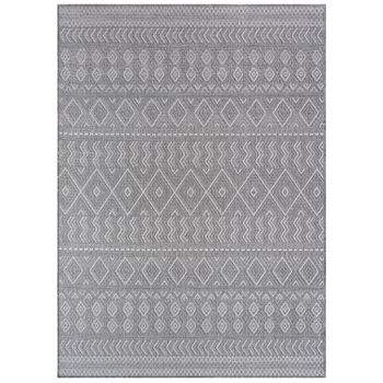 Alfombras de interior y exterior Verona gris  150 cm cuadrado