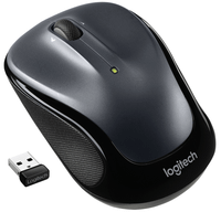 logitech wireless mouse m325s dark silver - em ea