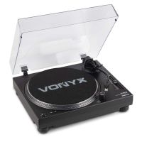 tocadiscos vonyx dt6000 motor directo 36 kgcm usb phonolinea negro