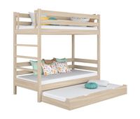 litera de roble con cajon para colchon n03 roble blanqueado