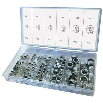 146Pce Nylon Lock Nut Assortment
