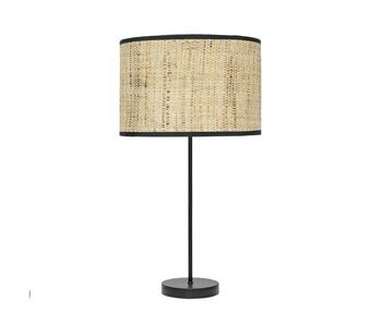 Lampara sobremesa metal color negro serie moda 30cm